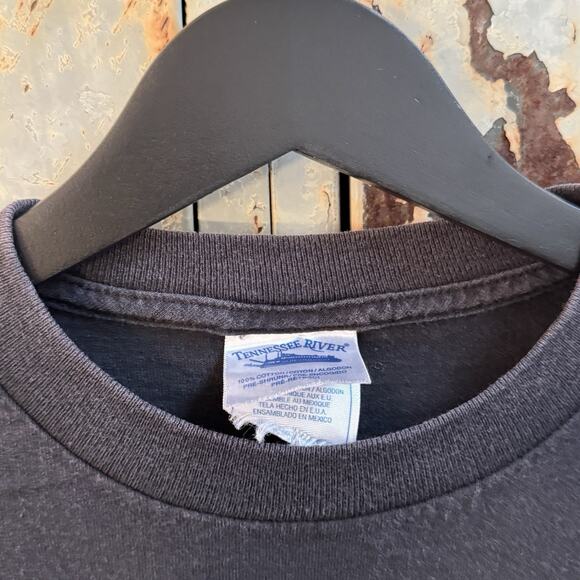 Vintage 2003 Pearl Jam Riot Act Tour Buzzcocks Skull Canada Black Medium T Shirt - Picture 3 of 5